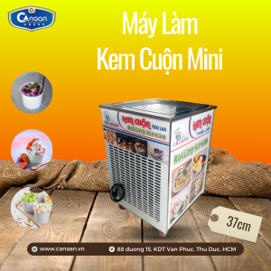 Máy Làm Kem Cuộn Mini
