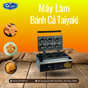 Máy làm bánh cá Taiyaki