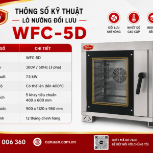 Lò Nướng Đối Lưu 5 Khay WFC-5D